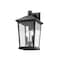 Z-Lite Beacon 2 Light Outdoor Wall Sconce, Black & Clear Beveled 568B-BK - alternate 4